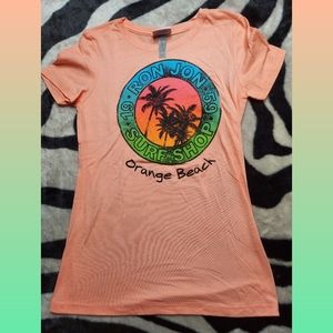 Ron Jon Surf Shop T-Shirt Orange Beach